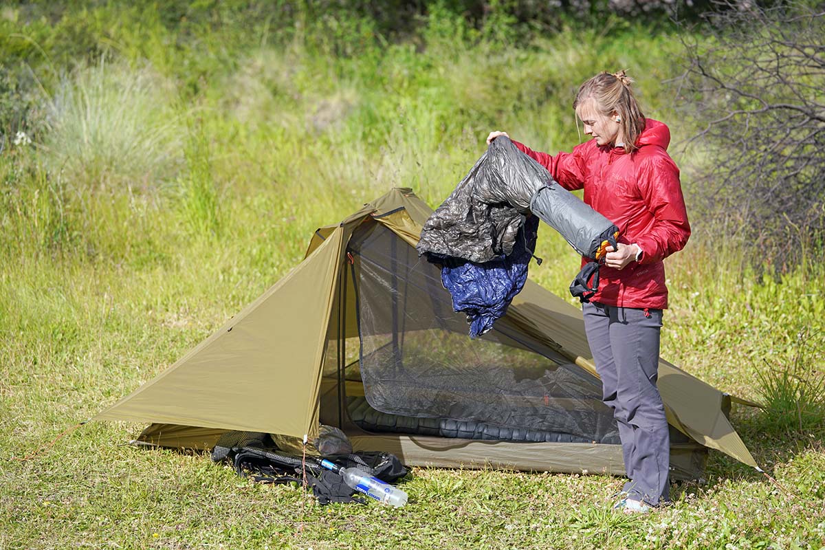 Used backpacking quilt best sale